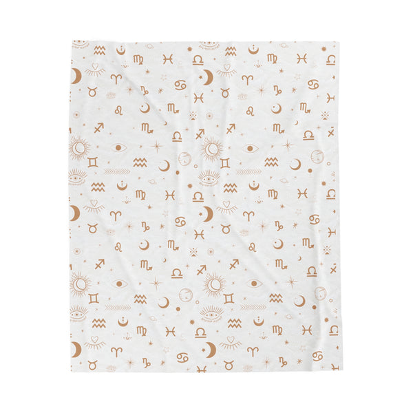 Zodiac Velveteen Plush Blanket