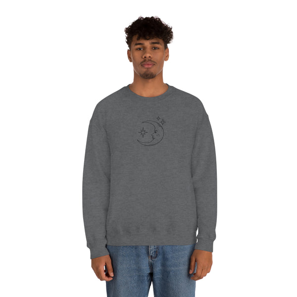 The Moon Unisex Heavy Blend™ Crewneck Sweatshirt