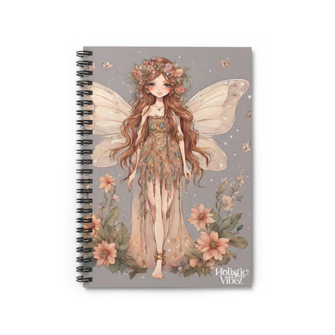Boho Fairy Spiral Notebook - Ruled Line