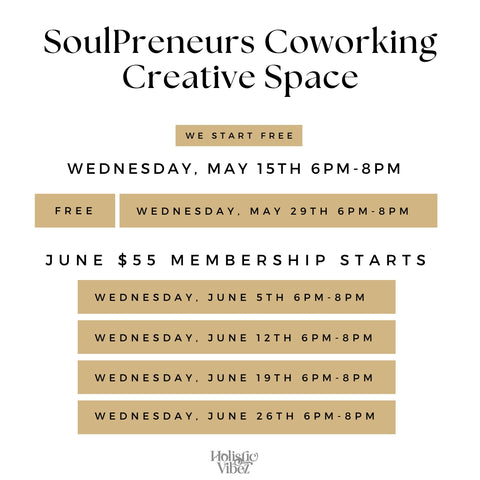 SoulPreneurs Coworking Creative Space Membership