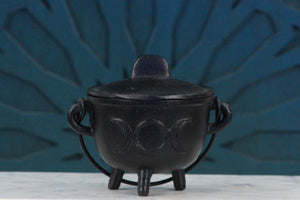 Moon Cauldron with Lid